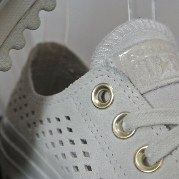 Converse Chuck Taylor® All Star® Lift Ripple Perforated Ox Sneakers - Picture 13 of 14